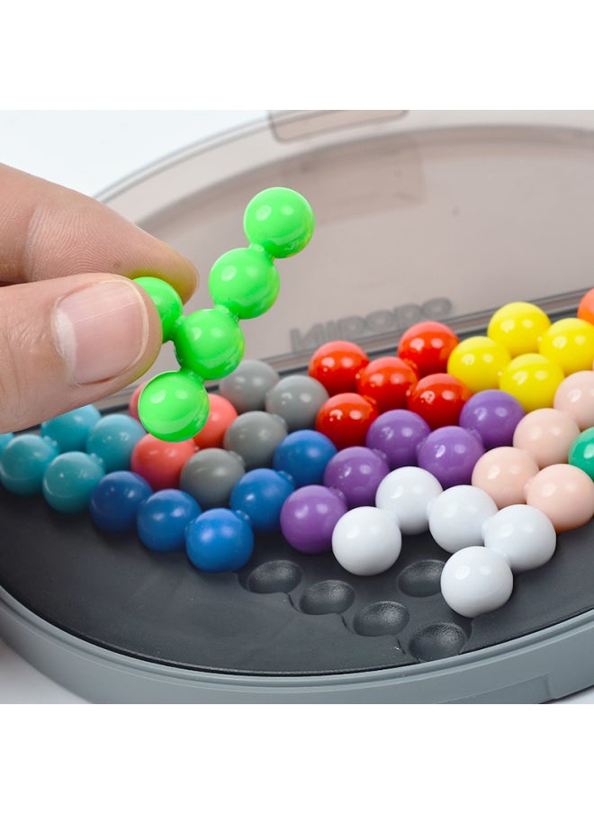 null - Qynibobo Children's Games Intelligence Magic Beads Pyramid Space Thinking Problem Solving Training Smart Toys-Color:Square Luxury Model - Image 1