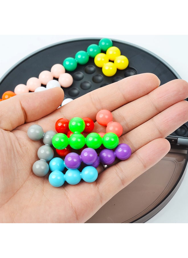 null - Qynibobo Children's Games Intelligence Magic Beads Pyramid Space Thinking Problem Solving Training Smart Toys-Color:Square Luxury Model - Image 1