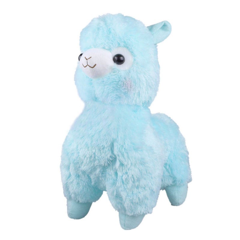 Tollion Cuddly Soft Blue Alpaca Llama Lamb Toy 7 Stuffed Animal Cushion Plush Doll Valentine Gift for Girlfriend Children and Friends - Image 2