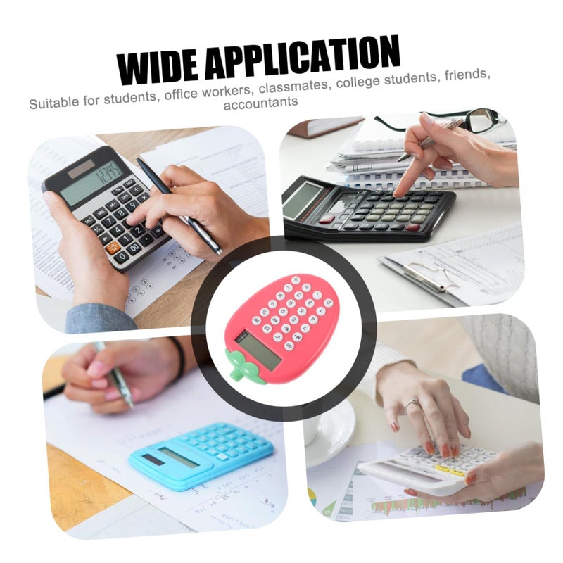 Solar Powered Calculator Portable School Supply For Boys Girls Creative Design - Image 3