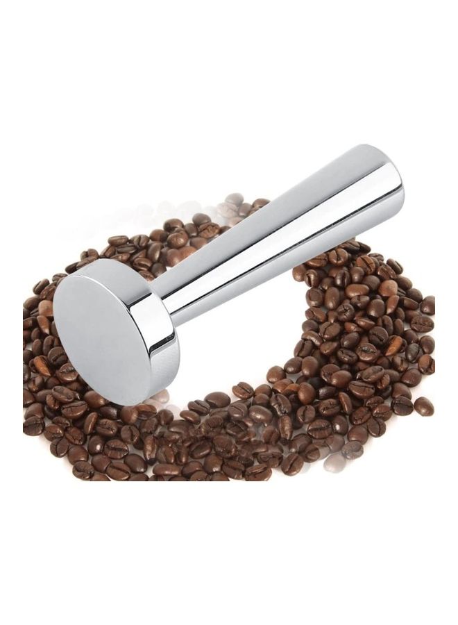 إسكدنيا أداة كبس قهوة إسبريسو صلبة من الستانلس ستيل فضي - Image 5