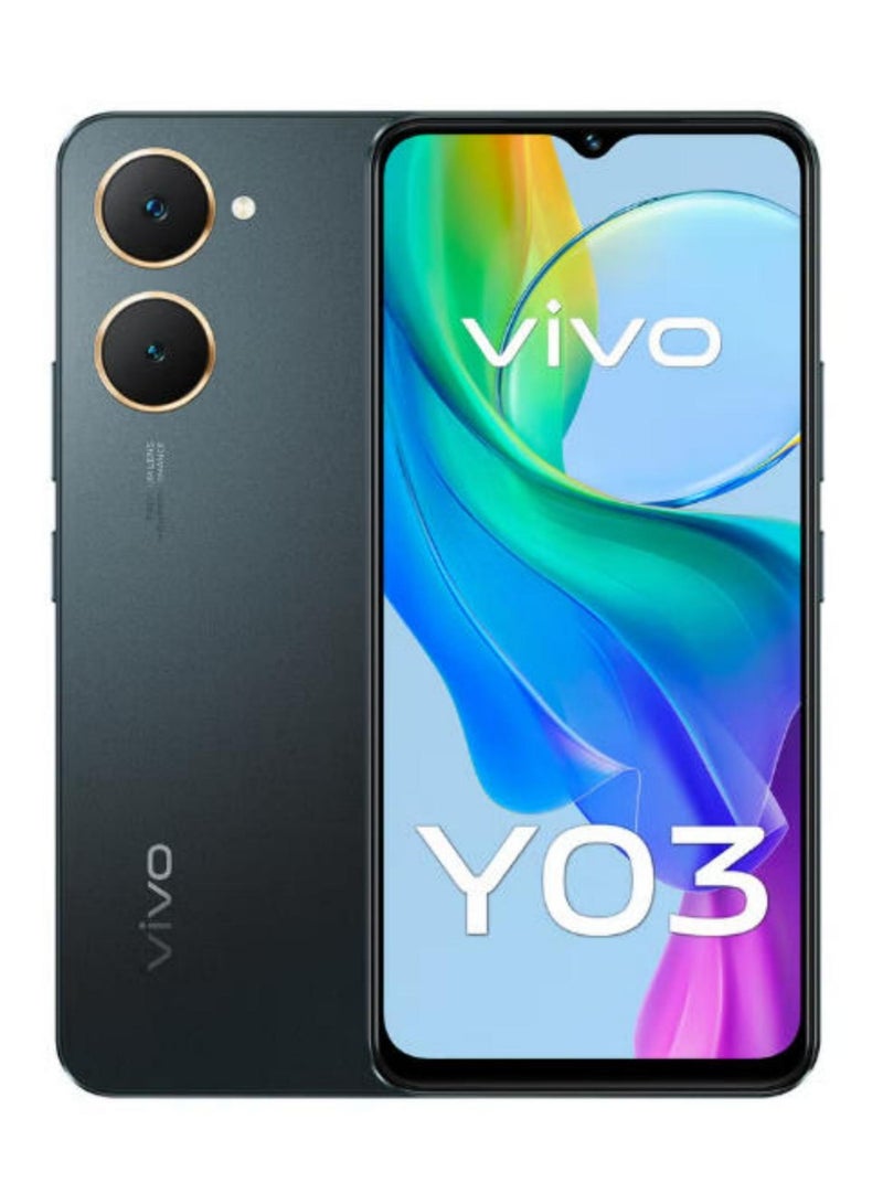 vivo Y03 4G Dual SIM Space Black 8GB RAM 256GB 4G LTE - International Version - Image 1