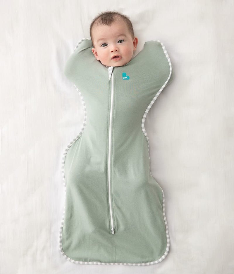 Love to Dream Swaddle, Self-Soothing Swaddles for Newborns & Babies, Sleep Sack, Swaddle Up, Baby Essentials, Baby Registry (Olive, Small (8-13lbs.)) - Image 3