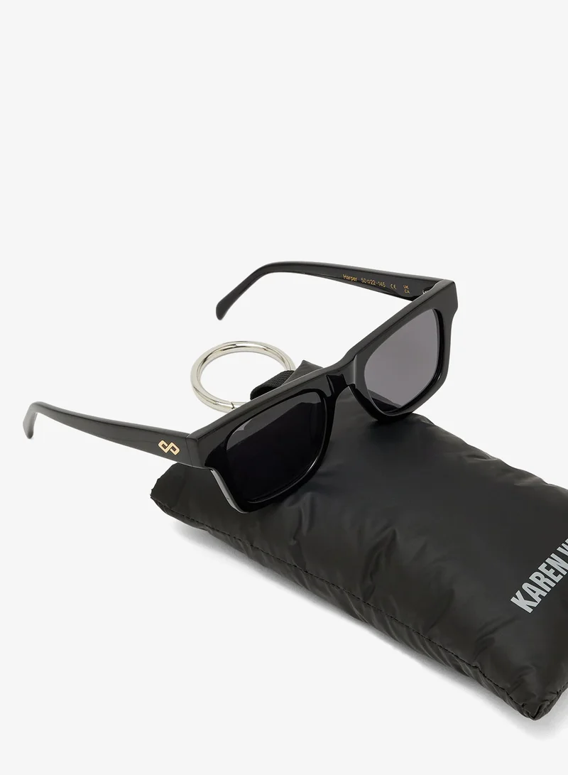 Karen Wazen  Harper Reactangle Sunglasses for Women | Best Price UAE