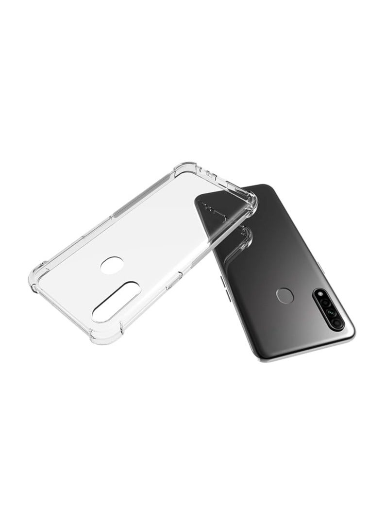 Case for oppo A8 / oppo A31 Clear TPU Four Corners Protective Cover Transparent Soft funda - Image 3