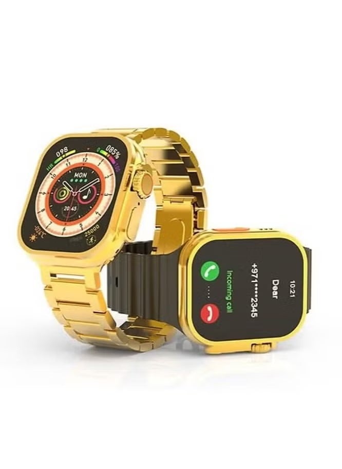Haino Teko - G9 Ultra Max Smart Watch with NFC | Always On Display, Wireless Charging, Fitness Tracker, Heart Rate Monitor, IP68 Waterproof, Golden Edition for Men & Women - Image 1