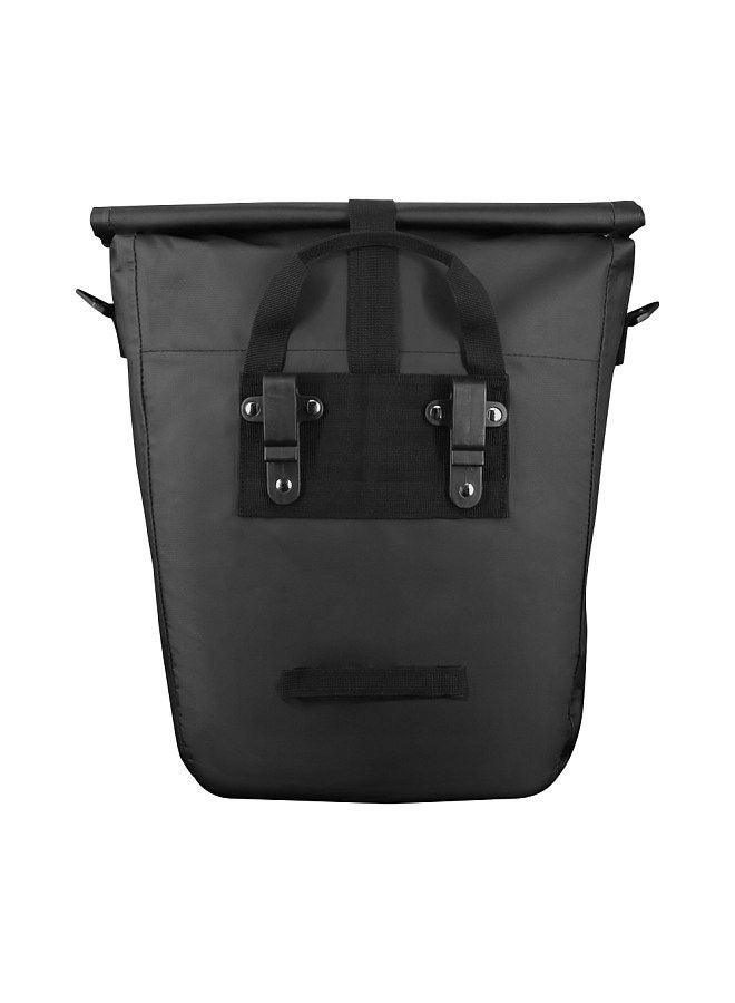 Generic Waterproof Bike Rear Rack Bag 20L Bike Side Storage Bag Laptop Pannier Bag Bicycle Trunk Rear Seat Carrier Pack Shoulder Bag for Cycling Traveling Riding  - Image 4