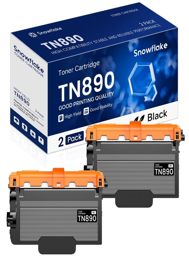 سنو فليك عبوة من خراطيش الحبر Snowflake TN890 TN-890 المتوافقة TN-890 فائقة الإنتاجية بديلة لطابعات Brother HL-L6250DW HL-L6400DW HL-L6400DWT MFC-L6900DW MFC-L6750DW. - Image 1