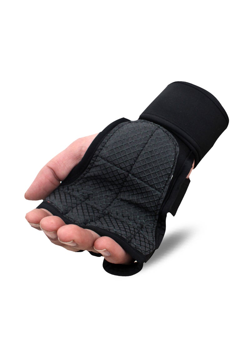 Spall Spall Half Finger Gym Weight Lifting Gloves Full Protection Workout Gloves For Gym Bike Training Fitness Dumbbell Pull Ups Exercise Breathable Super Lightweight  - Image 2