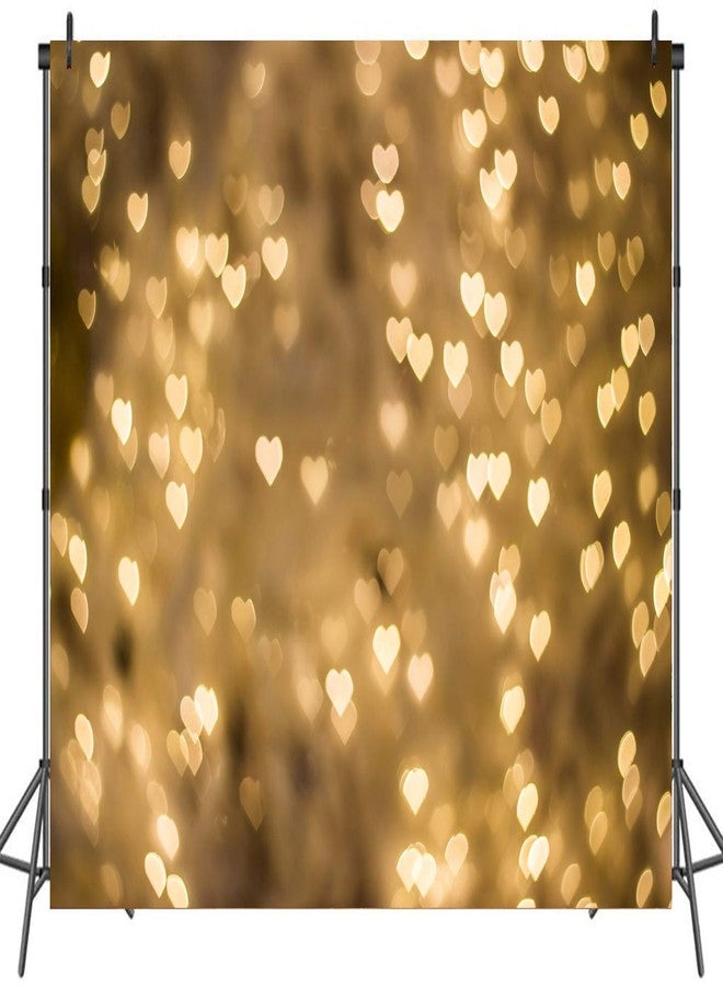 LTLYH 8x6ft Valentine's Mother's Day Love Heart Rustic Backdrop Photography Bridal Shower Birthday Wedding Party Wall Decor Banner Floor Kid Newborn Baby Photoshoot Background 124 - Image 2
