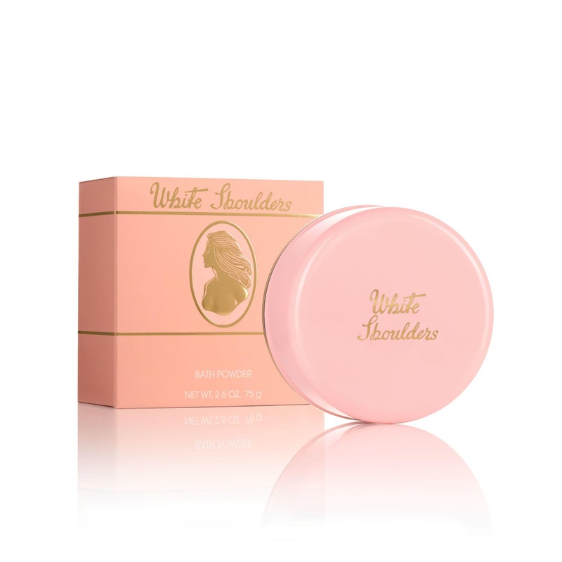 Evyan Perfume Bath Powder for Women, White Shoulders, 2.6 oz - Image 1