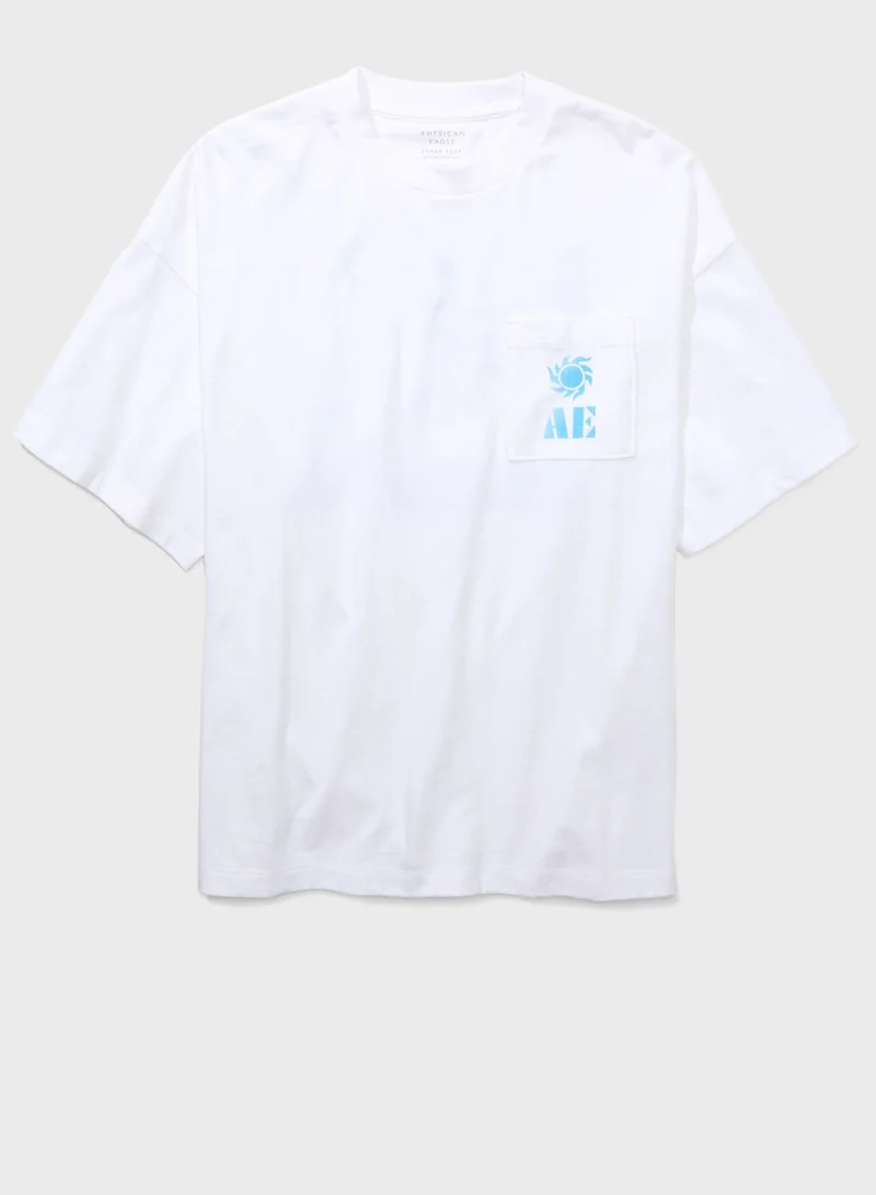 American Eagle Graphic Crew Neck T-Shirt