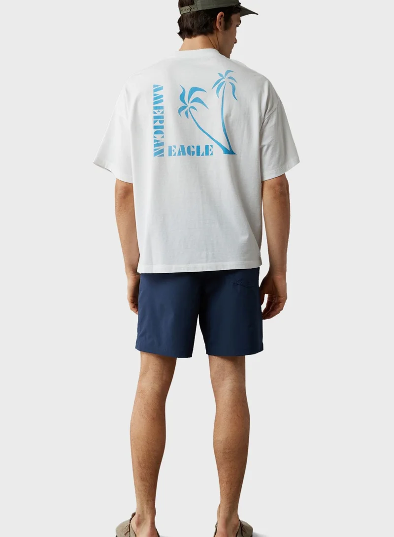 American Eagle Graphic Crew Neck T-Shirt