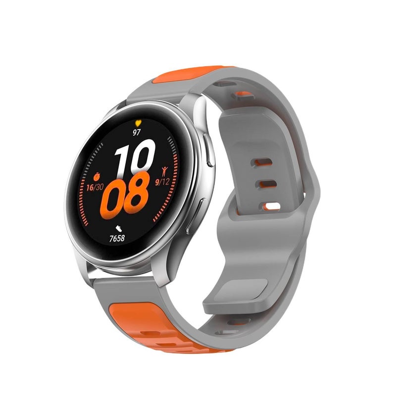 Silicone Smartwatch Band for daily smartwatch wear and replacement strap Black Routine Use Personal Use Indoor Use On The Go Use Work Use Family - Image 1