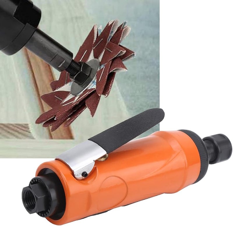 I Style Air Die Grinder Pneumatic Engraving Polishing Kit with 10 Grinding Heads - Image 5