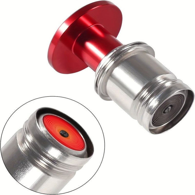 EJECT Red Fire Missiles Button Car Plug Anodized Aluminum 12 Volt Replacement Accessory Fits Most Vehicles - Image 1