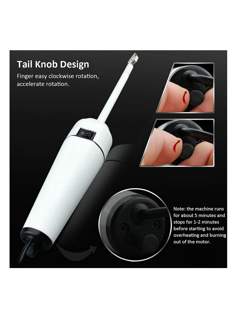 Generic - Electric Vegetable Corer Kitchen Drill Stainless Steel Scraping Scale Machine Fruits Veggies Carving Tool And Seed Remover - Image 1