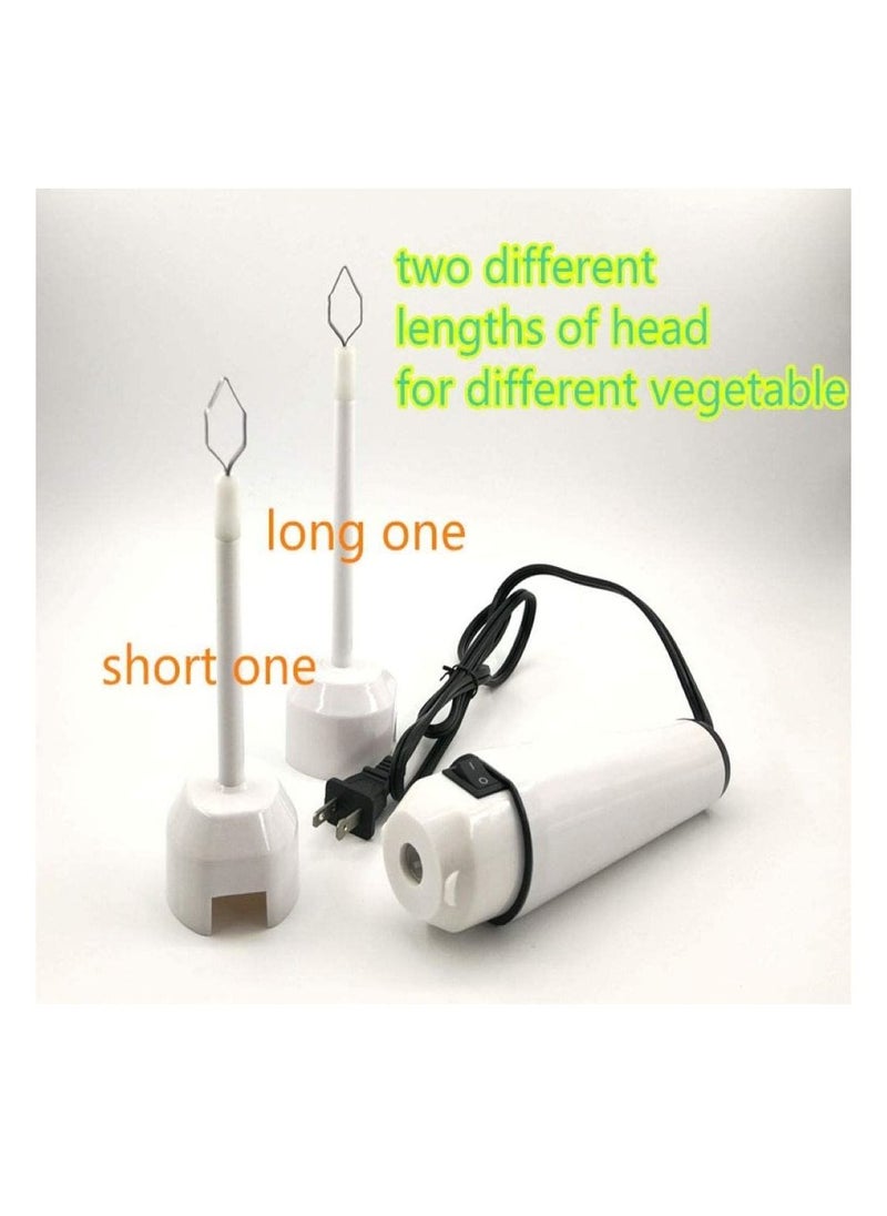 Generic - Electric Vegetable Corer Kitchen Drill Stainless Steel Scraping Scale Machine Fruits Veggies Carving Tool And Seed Remover - Image 1