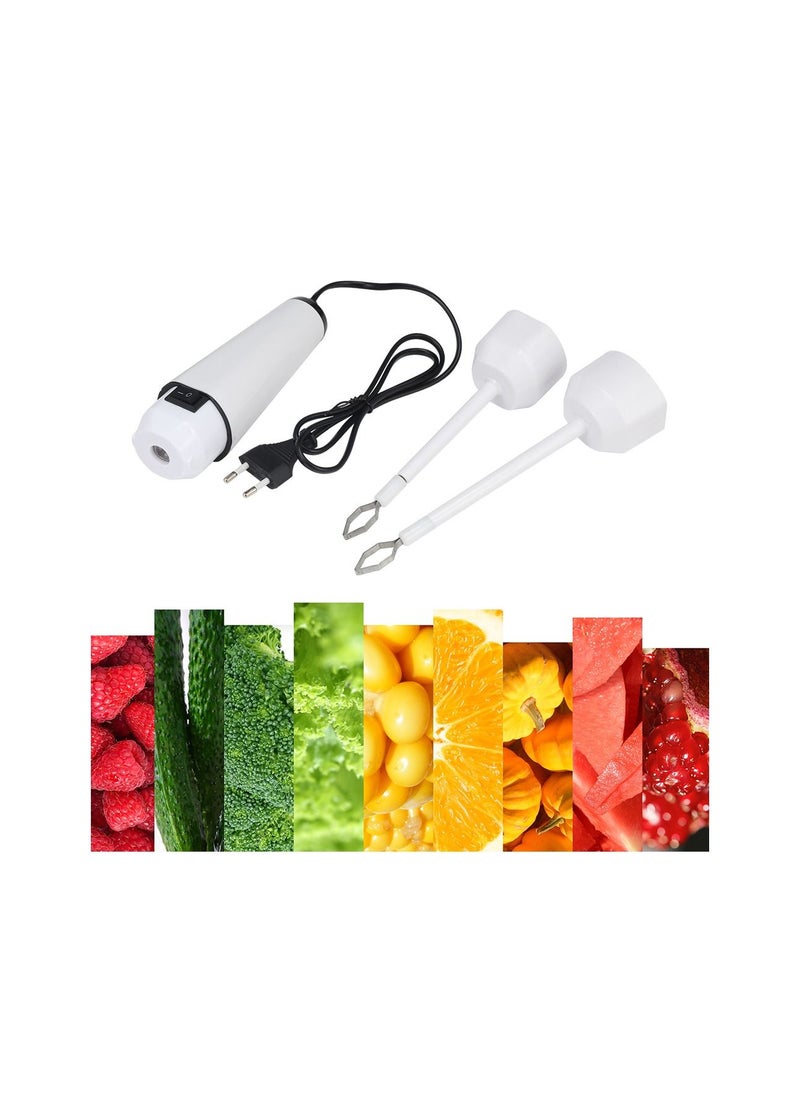 Generic - Electric Vegetable Corer Kitchen Drill Stainless Steel Scraping Scale Machine Fruits Veggies Carving Tool And Seed Remover - Image 1
