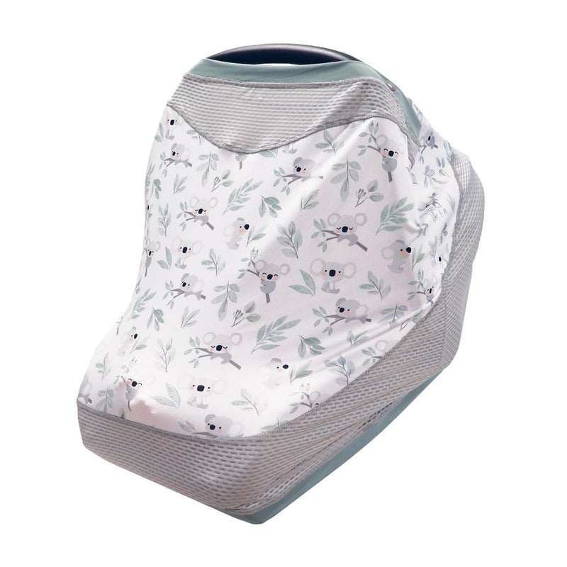 Boppy 4 and More Multiuse Cover Koala QuickDry UPF 50 Knit and Breathable Mesh Versatile for Car Seat Canopy Nursing Cover Infant Strollers Shopping Carts Highchairs and More
