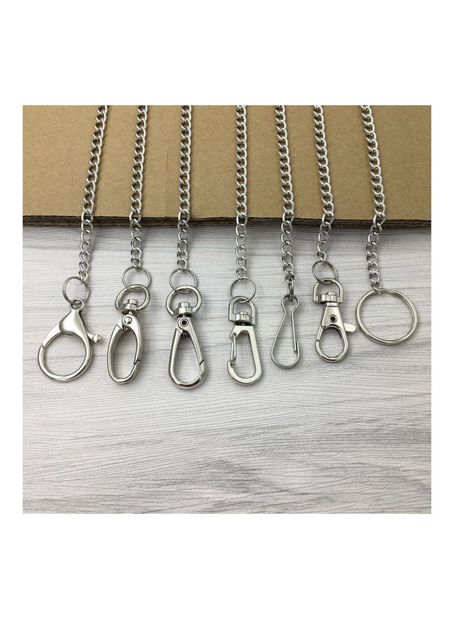 NIBEMINENT Men Stainless Steel Wallet Belt Chain Pants Trousers Keyring Anti-Lost Keychain  - Image 3