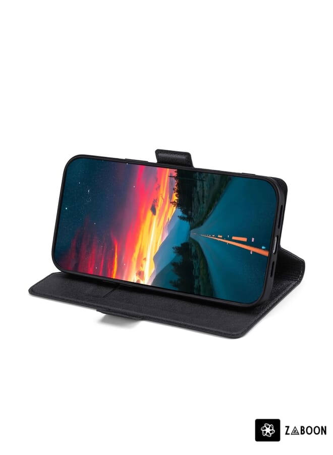 Zaboon Protective Case Cover For ZTE Blade V9 Ultra-thin Voltage Side Buckle Leather - Image 4