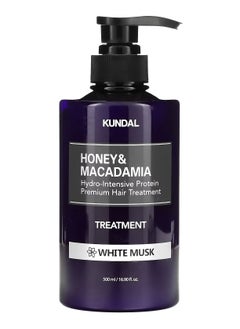 KUNDAL Honey & Macadamia Treatment White Musk 16.9 fl oz 500 ml 