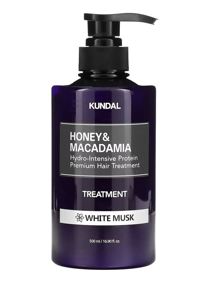 KUNDAL Honey & Macadamia Treatment White Musk 16.9 fl oz 500 ml