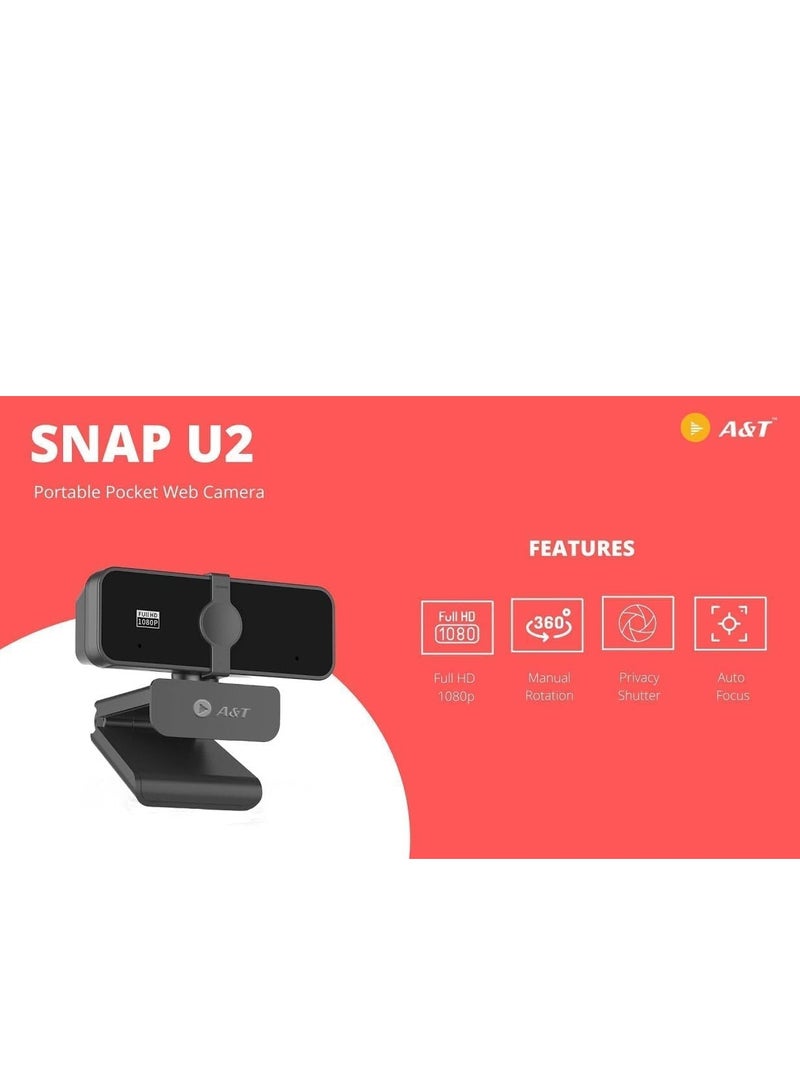 A&T Snap U2 Full HD 1080p Web Camera - Image 3