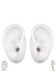 Y&D Silicone Ear Model Left and Right Soft Flexible Fake Piercing Practice Realistic for Acupuncture Teaching Instructions 2 Pack  - Image 1