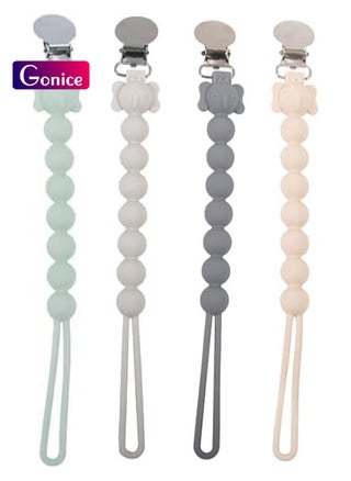 Gonice Pacifier Clip, 4pcs Pacifier Straps, Food Grade Silicone Pacifier Chain - pzsku/ZC4E71ACB351C20E9B834Z/45/_/1732088179/71db670b-be58-4eec-a817-00033042581f
