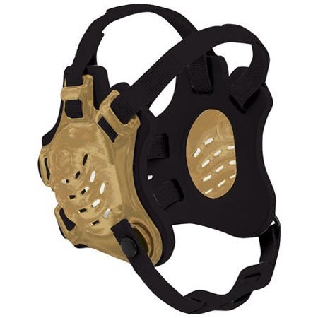 Cliff Keen Tornado Wrestling Headgear - COLOR: Vegas Gold/Black/Black - Image 2