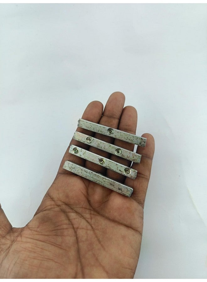 advancedestore - Set of 4 Metal Dice - Dayakattai - Pachikalu - Pasa - Paasa -Traditional Dice - 4.5 cm Length Approx - 2 Sets - Image 3