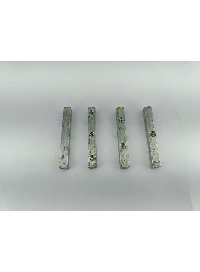 advancedestore - Set of 4 Metal Dice - Dayakattai - Pachikalu - Pasa - Paasa -Traditional Dice - 4.5 cm Length Approx - 2 Sets - Image 1