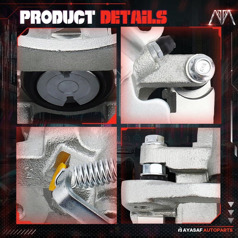 MAYASAF 18B5081 Rear Left Driver Side Disc Brake Caliper for Chrysler, Dodge, Ram, and Volkswagen - Image 3
