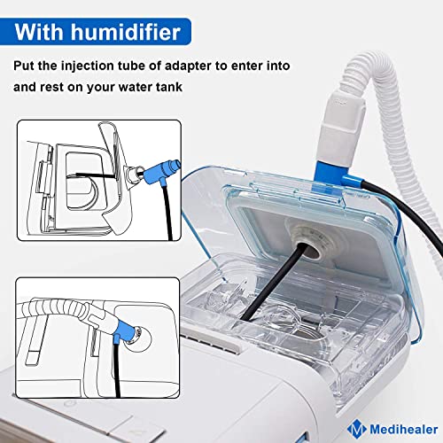 Medihealer Tubing Adapter Tubing Adapter Compatible with AirSense 10 for AirCurve 10 Seriesfor System One Series for S9S10 Series Machines - Image 5