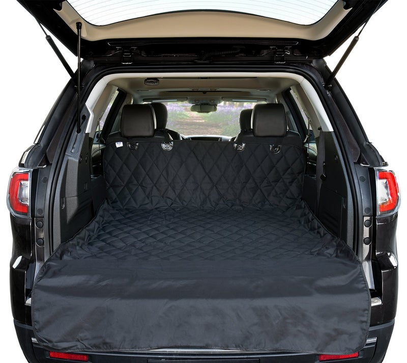 Arf Pets SUV Dog Cargo Liner Cover for SUVs and Cars Waterproof Material Non Slip Backing Extra Bumper Flap Protector Large Size  Universal Fit