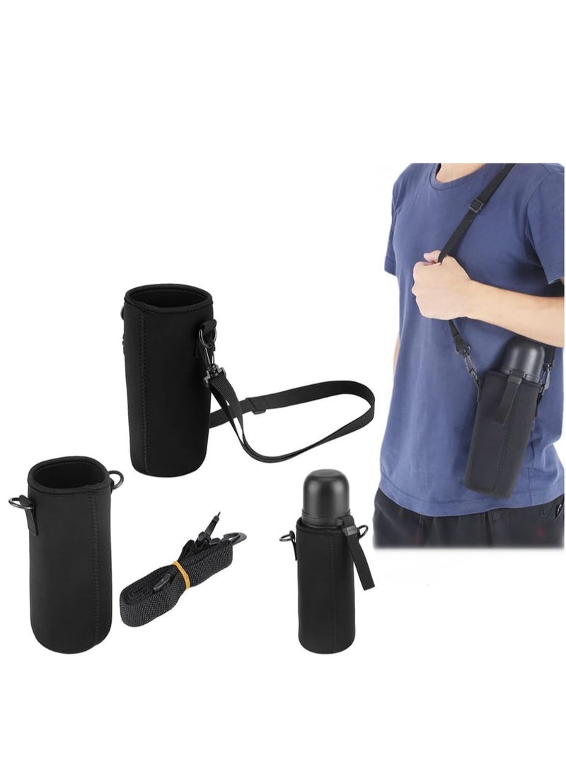SYOSI 2 Pcs Water Bottle Sleeve Water Bottle Carrying Pouch for 750ml Durable Soft Drink Bottle Holder Bag for Outdoor Camping Hiking Fishing - Image 1
