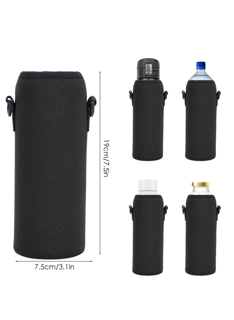 SYOSI 2 Pcs Water Bottle Sleeve Water Bottle Carrying Pouch for 750ml Durable Soft Drink Bottle Holder Bag for Outdoor Camping Hiking Fishing - Image 4