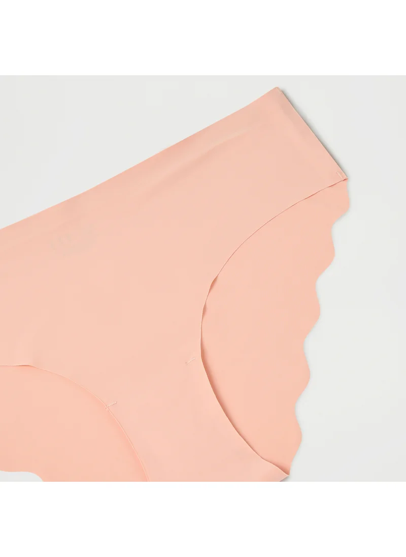 FAV Scallop Detail Briefs with Elasticated Waistband