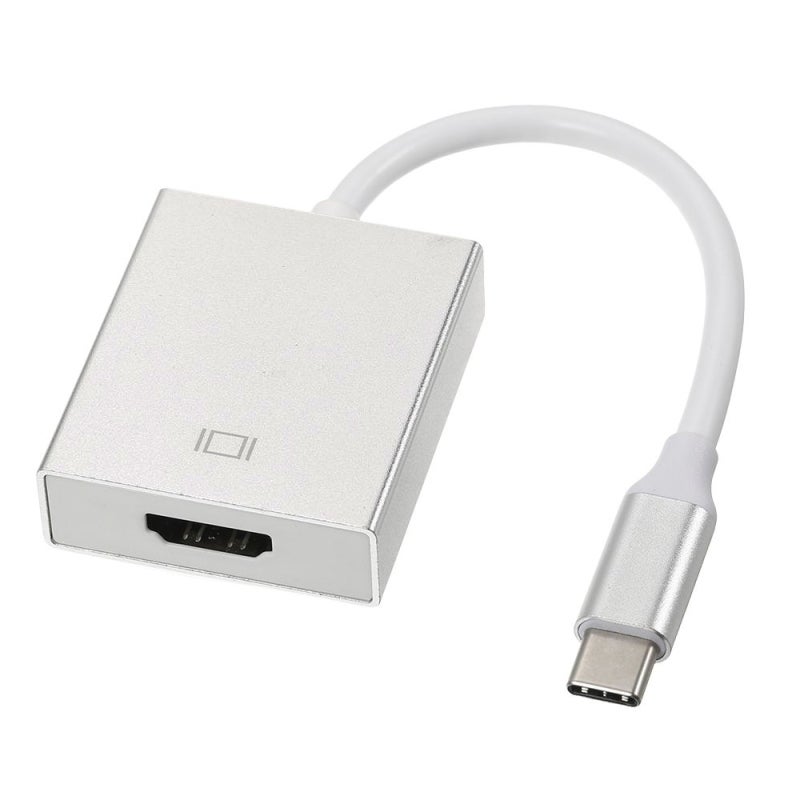 محول محمول من Type-C إلى HD ومحول Type-C، جودة صورة 4K، غلاف من سبائك الألومنيوم، توصيل واستخدام، توافق واسع النطاق - Image 1