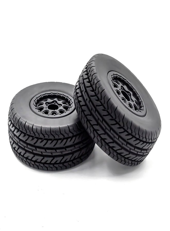 RC Crawler Rubber Tires RC Car Tires 4pcs 12mm Hex Replacement for 1/10 Traxxas Slash RC Short Course Truck - Image 5