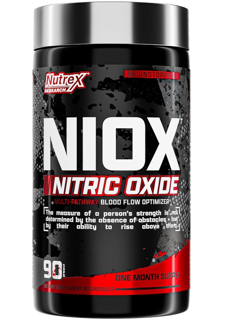 Nutrex Research Niox Nitric Oxide 90 Capsules  - Image 1