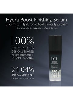 Dermatologic Cosmetic Laboratories Skincare Hydra Boost Finishing Serum, all 3 forms of Hyaluronic Acid Intense Hydration, Firming, Plumping, Glycerin, Vitamin B5 for dry and sensitive skin, 30ml  - Image 3