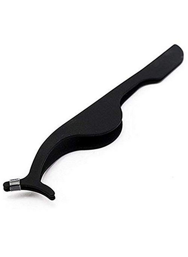 EIAKE False Eyelashes Applicator Tool Eyelash Extension Tweezers Remover Clip Tweezers Nipper (Black) - Image 5