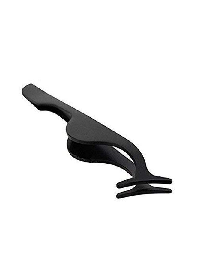 EIAKE False Eyelashes Applicator Tool Eyelash Extension Tweezers Remover Clip Tweezers Nipper (Black) - Image 4