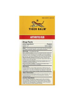 Tiger Balm Arthritis Rub - - 4 fl oz  - Image 3
