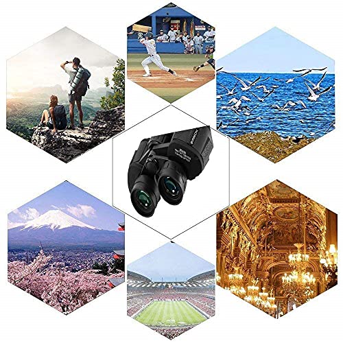 BIRMON 20x35 HD Binocular for Long Distance with Bag | Green Eyepiece | Adjustable Lens for Clear Vision | Professional Adults Telescopic Durbin for Bird Watching Trekking Binocular (Black Color - 1 Pcs.) - Image 5