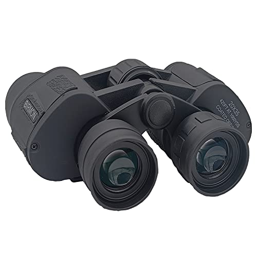 BIRMON 20x35 HD Binocular for Long Distance with Bag | Green Eyepiece | Adjustable Lens for Clear Vision | Professional Adults Telescopic Durbin for Bird Watching Trekking Binocular (Black Color - 1 Pcs.) - Image 1