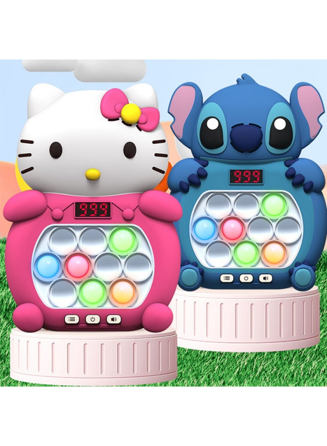 Speed Push Three-dimensional Hamster To Break Through The Game Machine To Decompress The Puzzle To Eliminate The Rodent Pioneer Educational Toys-Color:Spider Man 【lighted Lanterns】 - Image 2